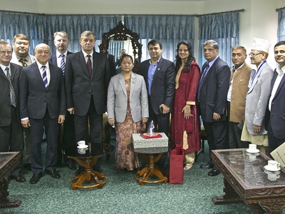 Встреча со спикером Парламента Непала г-жой Онсари Гхарти Магар